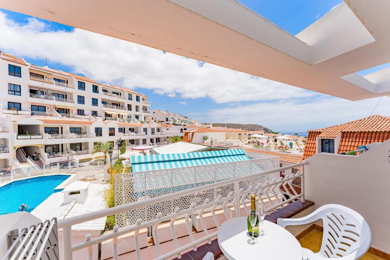 Pretty 1B Apartment In Diamantes 2, Heated Pool Los Cristianos  Exteriör bild
